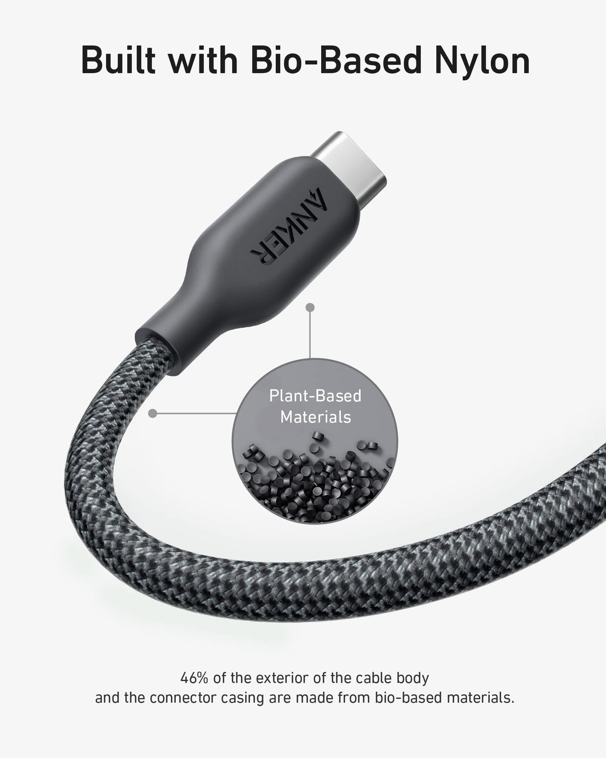 Anker 543 USB-C Cable 240W 10 ft - product view 3