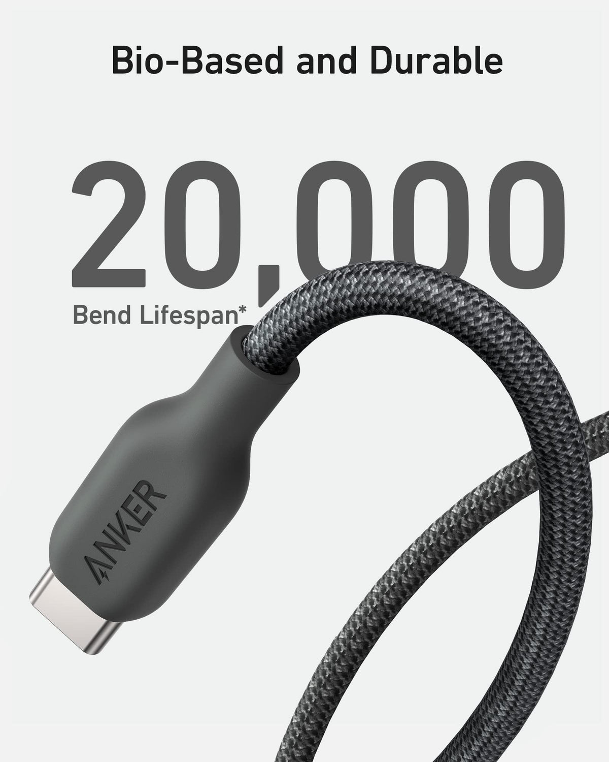 Anker 543 USB-C Cable 240W 10 ft - product view 6