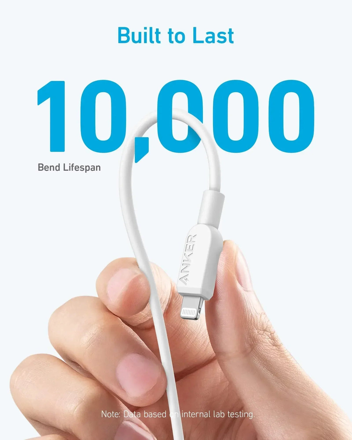 Anker 310 USB C to Lightning Cable (6 ft, 2pack) - Snagva