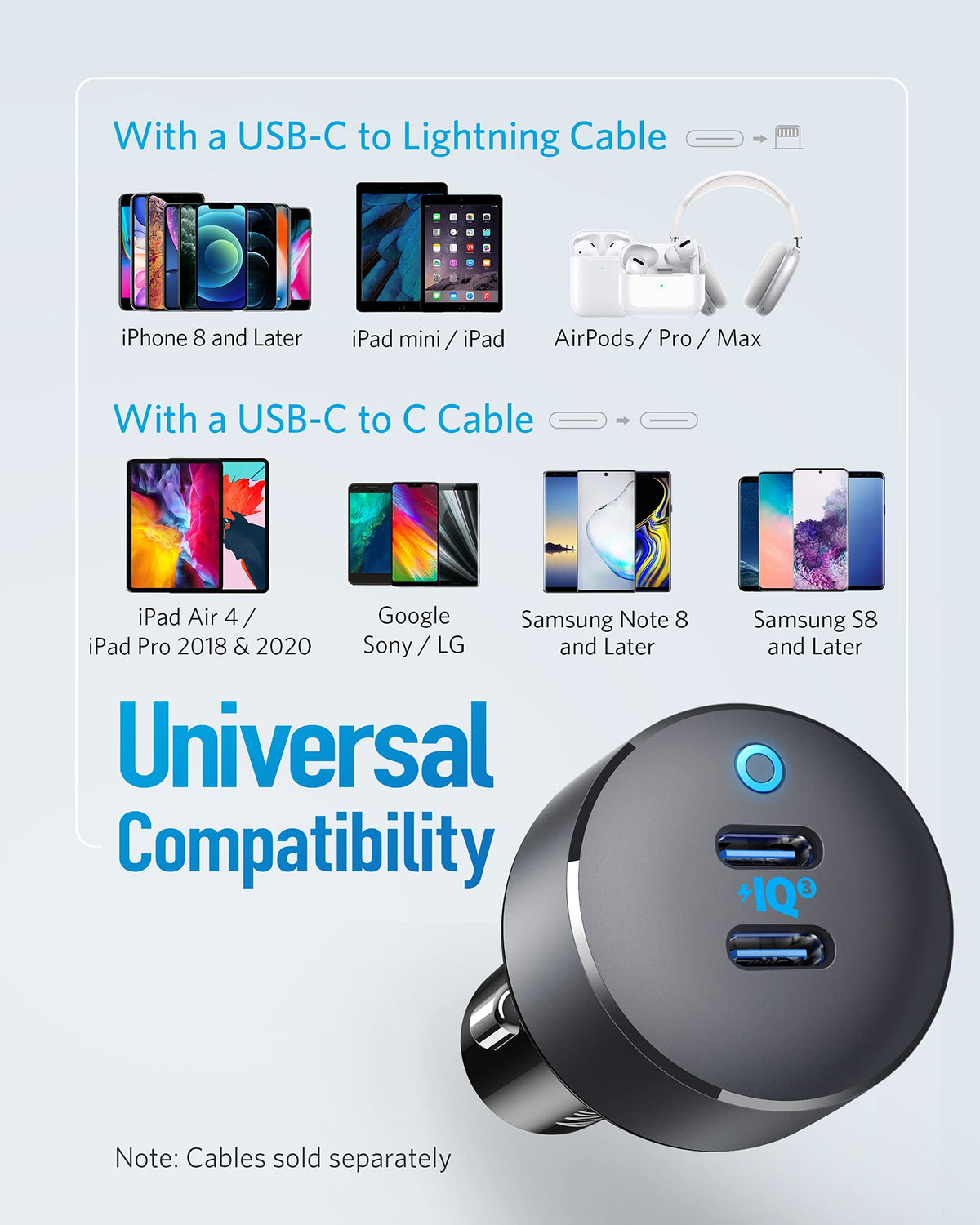 Anker PowerDrive III Duo Car Charger - product view 5