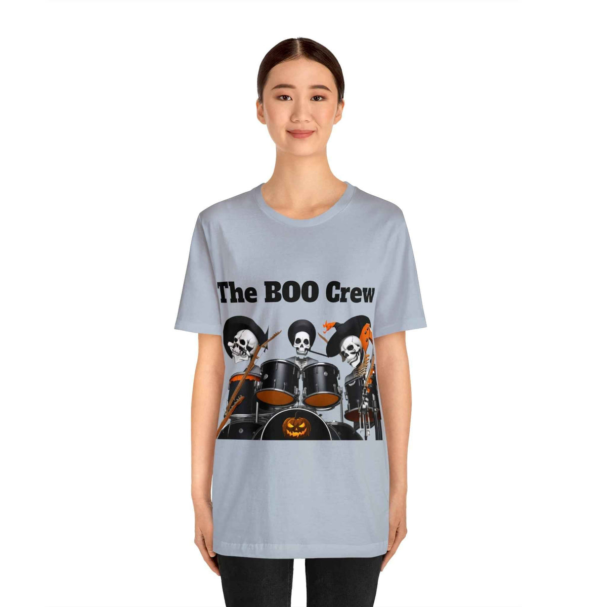 Halloween Boo Crew Skeletons Rock Band Unisex Jersey Short Sleeve Men'