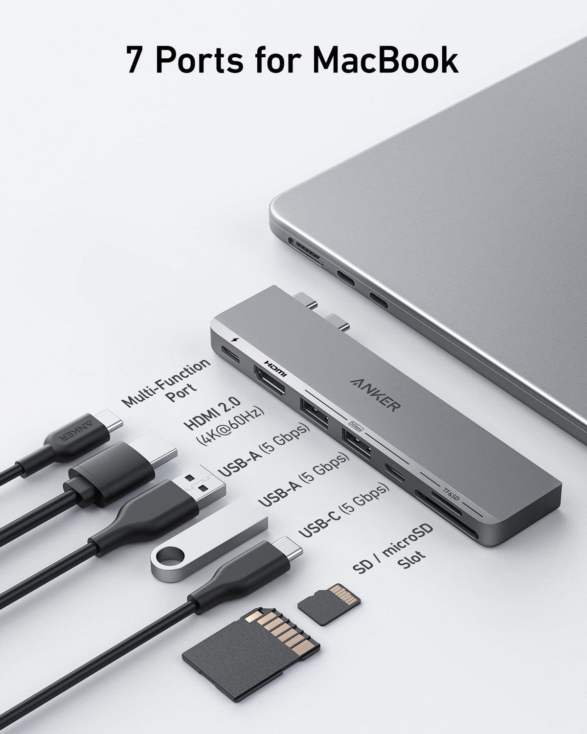 Anker 547 USB-C Hub 7-in-2 - product view 2