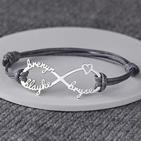 Mom Bracelet With Kids Names, Infinity Bracelet With Names,Mom Jewelry - Snagva