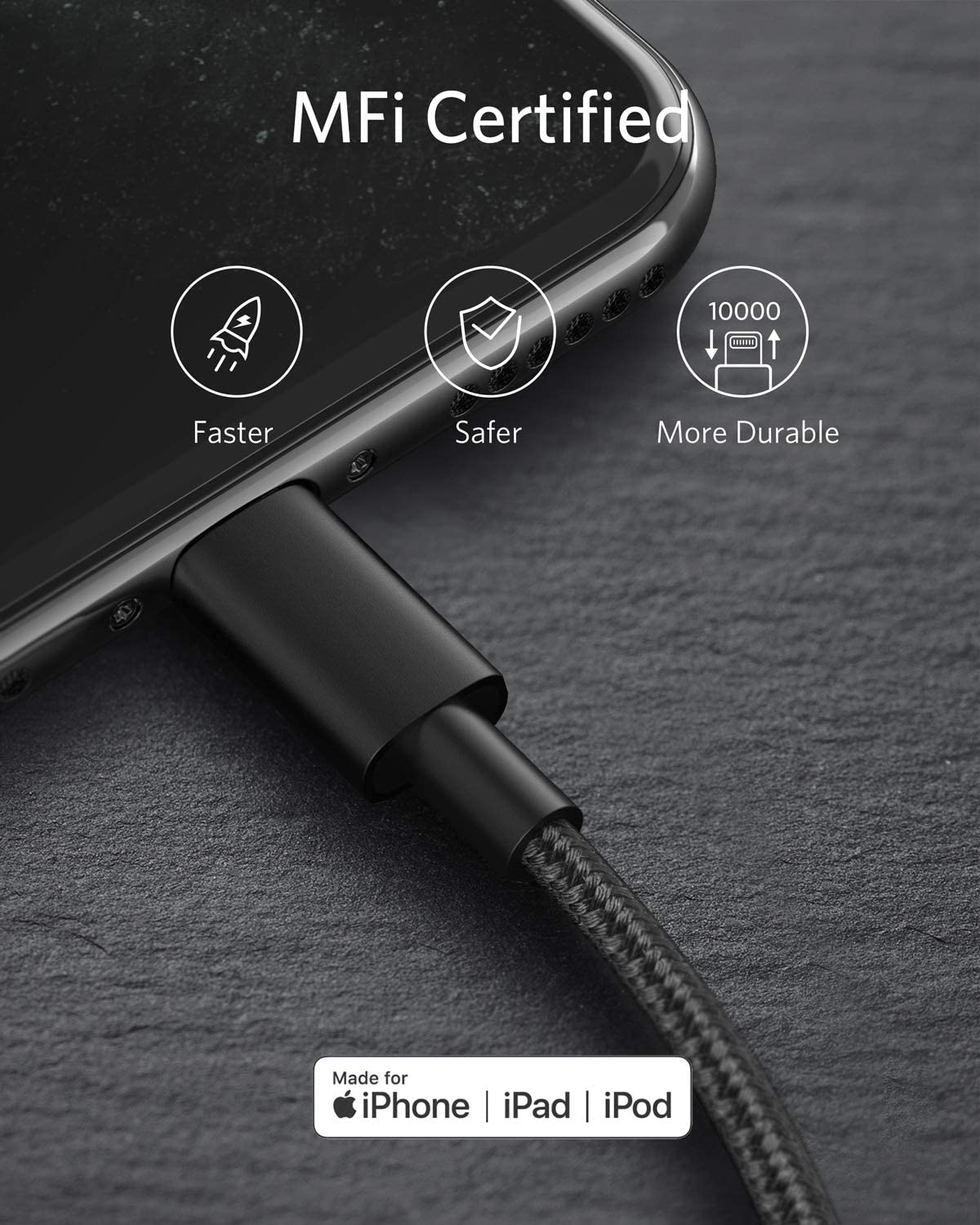 Anker 331 USB-C to Lightning Cable - product view 4