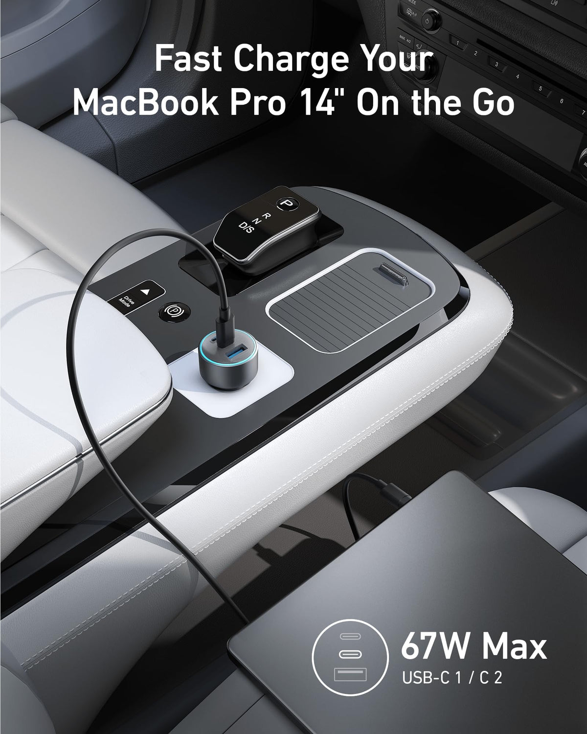 Anker 535 Car Charger 67W - product view 2