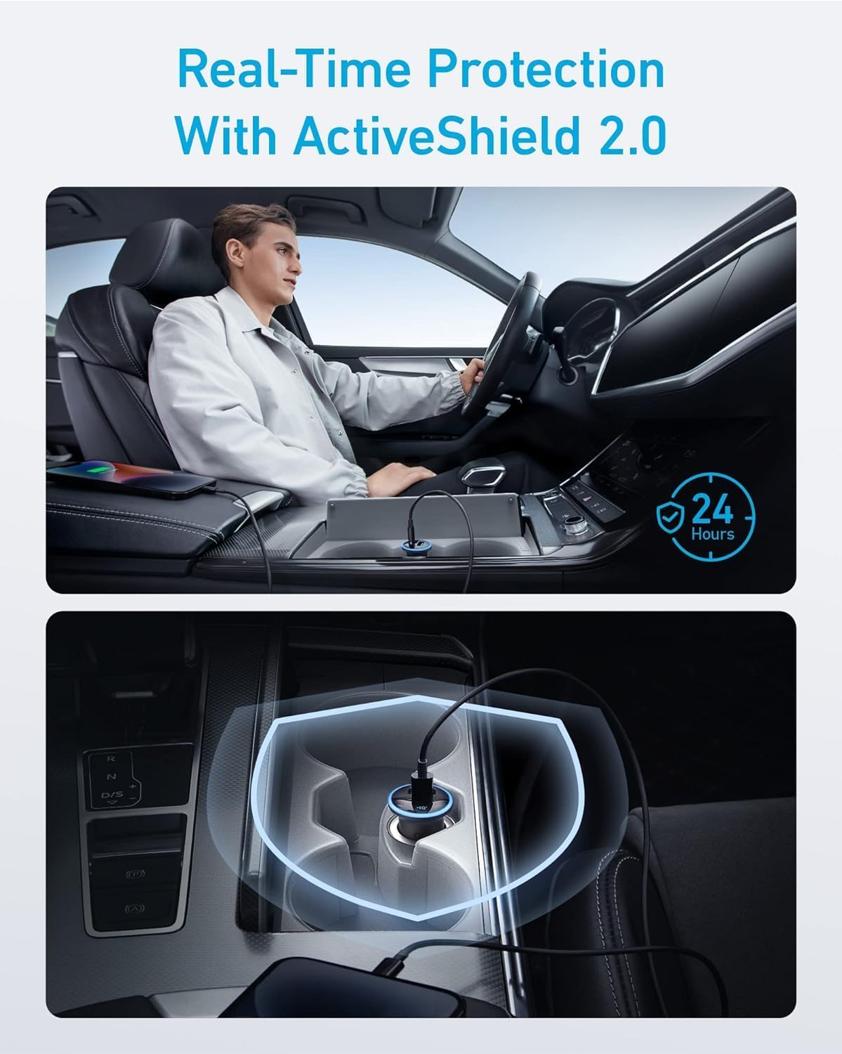 Anker 323 Car Charger 52.5W - product view 4
