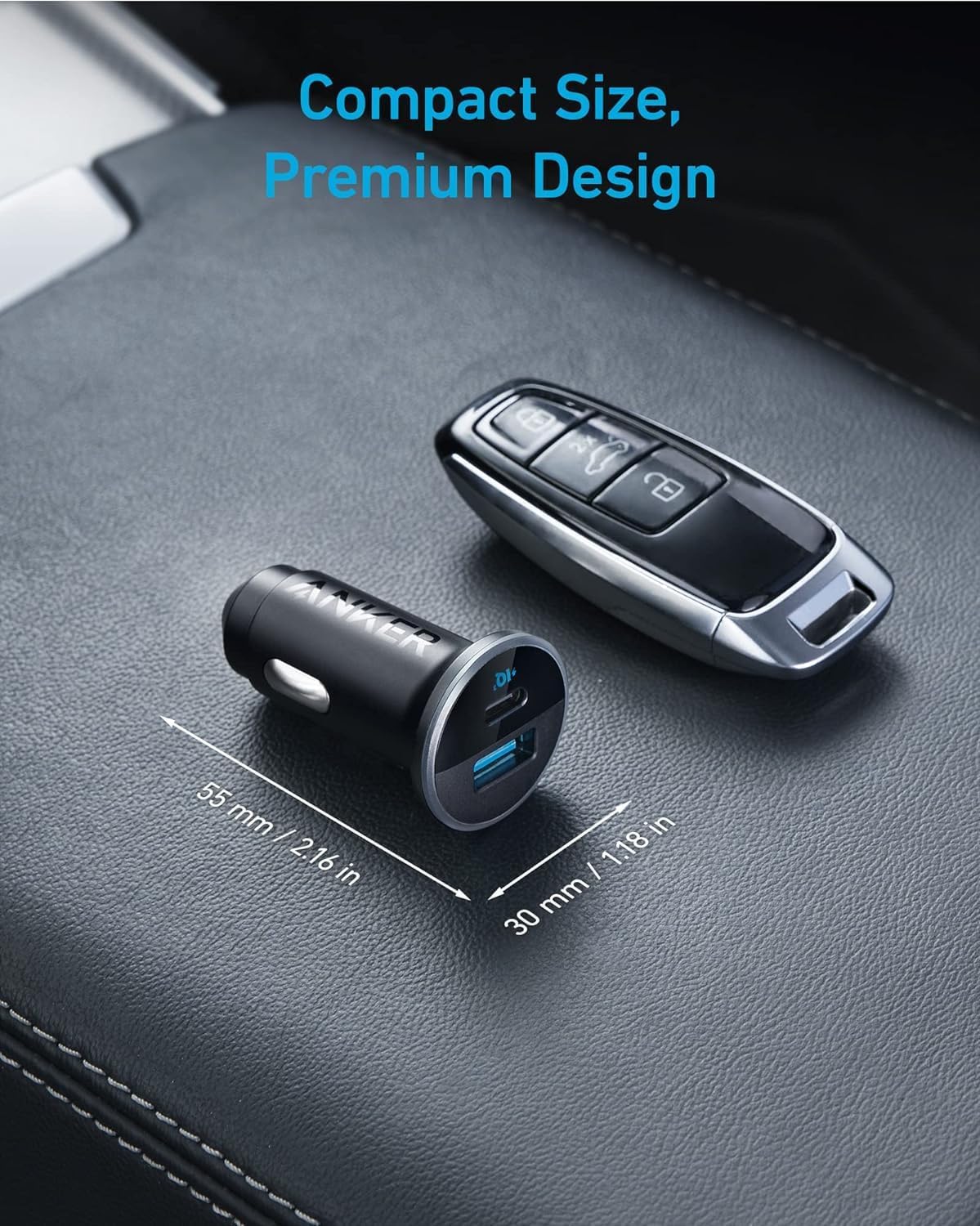 Anker 323 Car Charger 52.5W - product view 5
