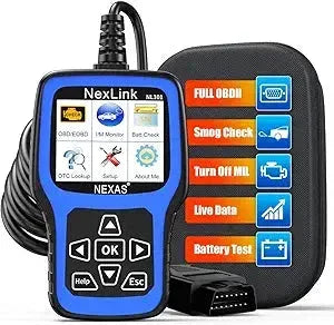 NL101 OBD2 Scanner Diagnostic Tool & Battery Tester - Professional Car - Snagva