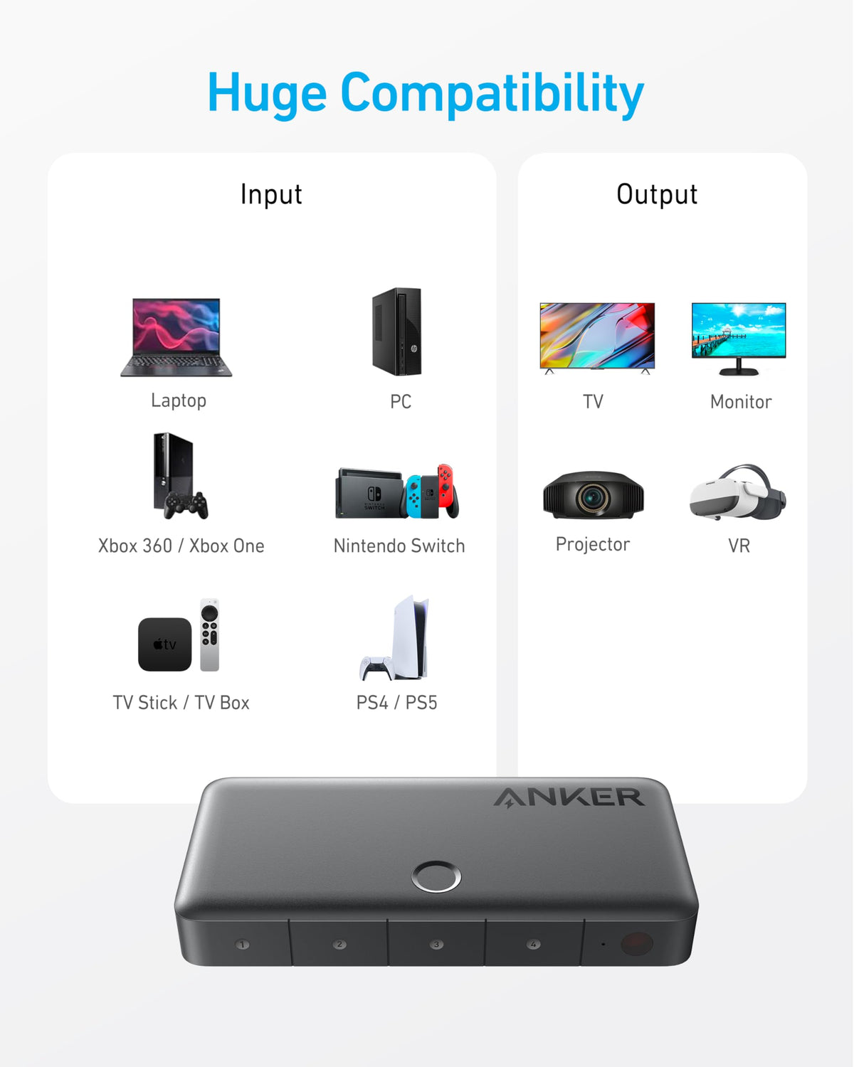 Anker HDMI Switch 4K - product view 6