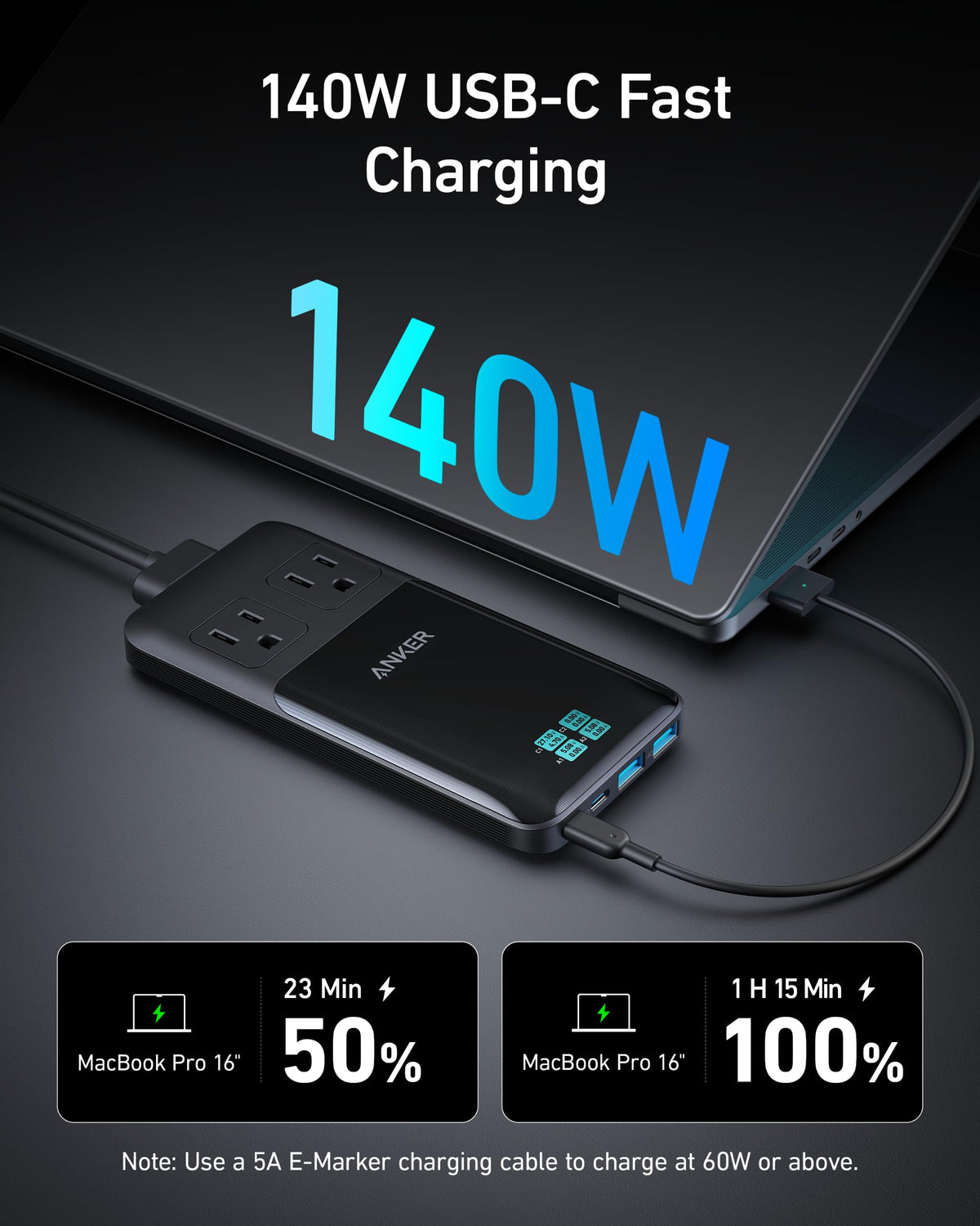 Anker Prime 6-in-1 Charging Station 140W - product view 3