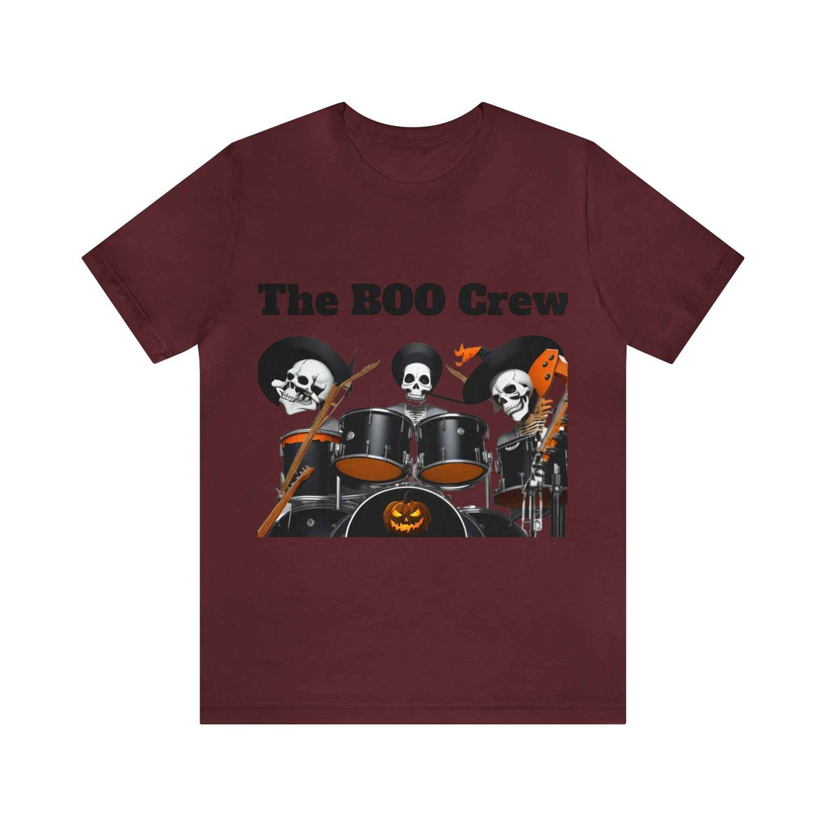 Halloween Boo Crew Skeletons Rock Band Unisex Jersey Short Sleeve Men'