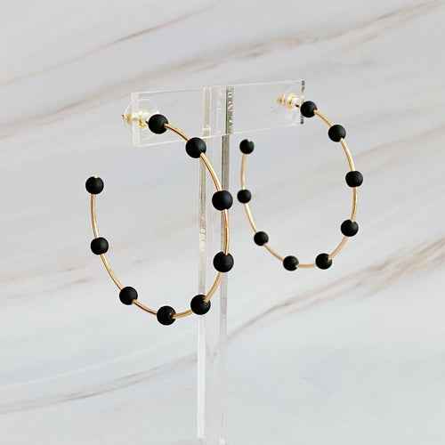 Games On Cloud Nine Hoop Earrings