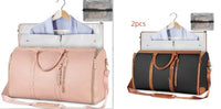 Large Capacity Travel Duffle Bag Women's Handbag Folding Suit Bag Waterproof Clothes Totes - Snagva