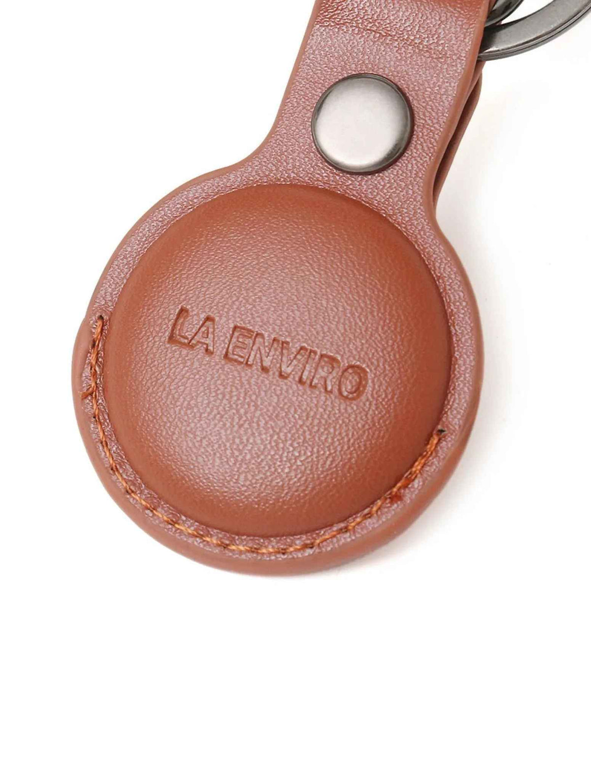 TILBA Airtag Keyring X 2 I Tan