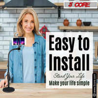 5Core Cell Phone Stand for Desk Adjustable Scissor Boom Arm Stands product image for TrustyMall.