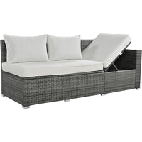 Outdoor 6-Piece All Weather PE Rattan Sofa Set, Garden Patio Wicker
