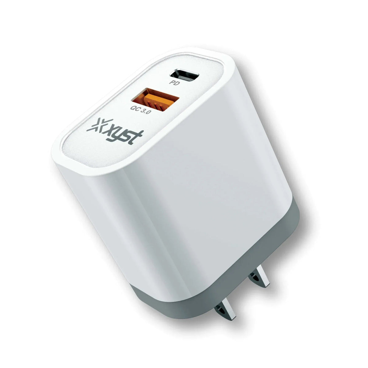 Xyst 3.4-Amp Dual USB Wall Charger with USB Port and USB Type-C Port - Snagva