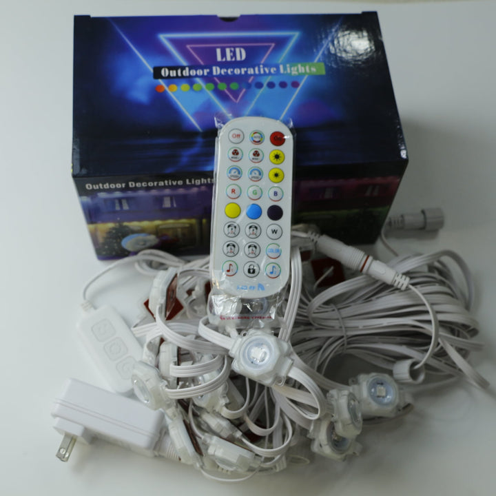 24V RGB outdoor pixel light kit with remote control