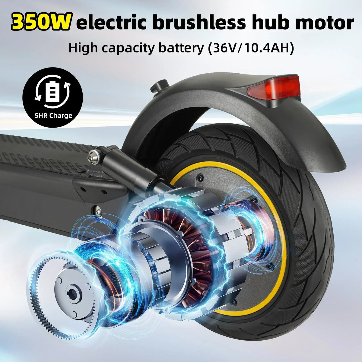 VoltStrider™ DMAXX – 10" App-Connected Electric Scooter (350W, - Snagva