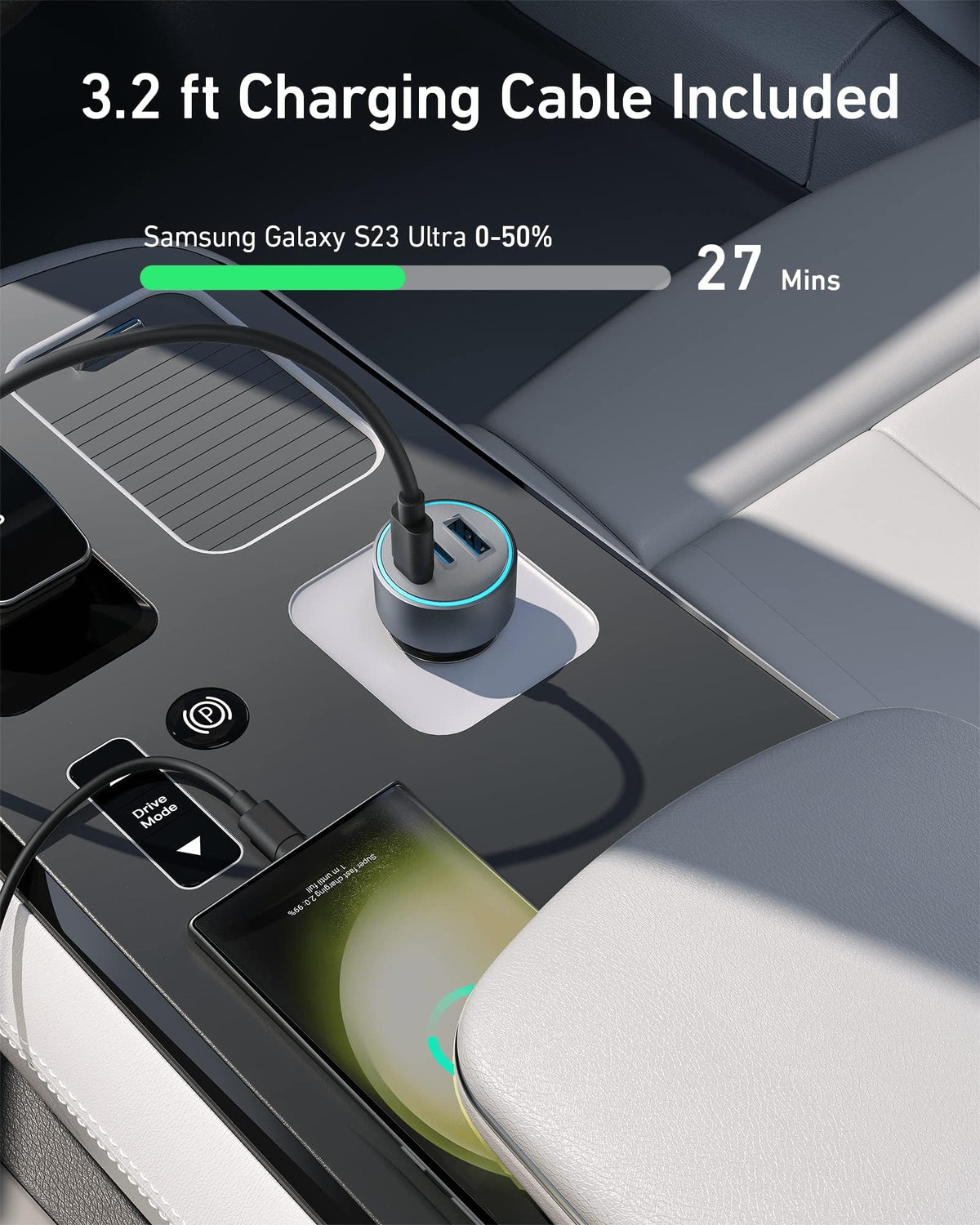 Anker 535 Car Charger 67W - product view 3
