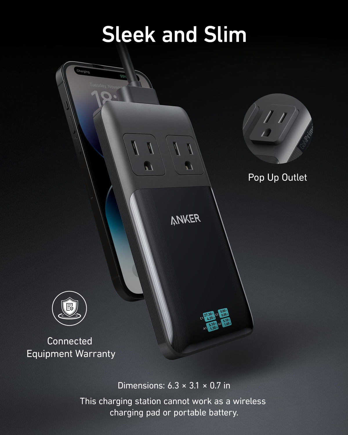 Anker Prime 6-in-1 Charging Station 140W - product view 4