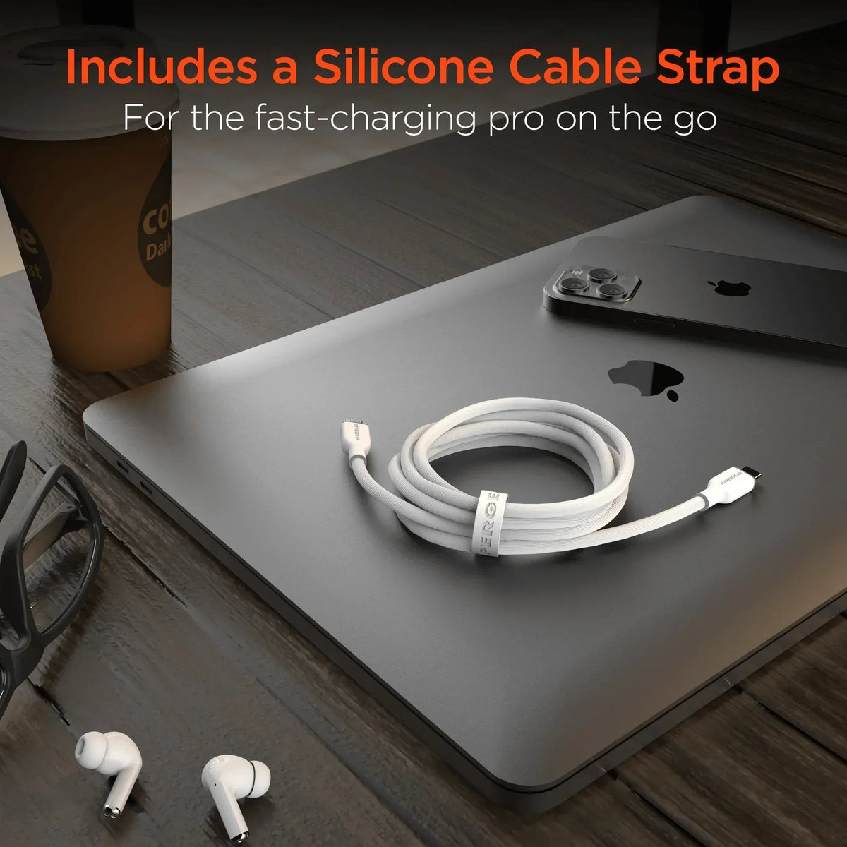 HyperGear Flexi PRO USB-C to Lightning Cable 6ft - Snagva