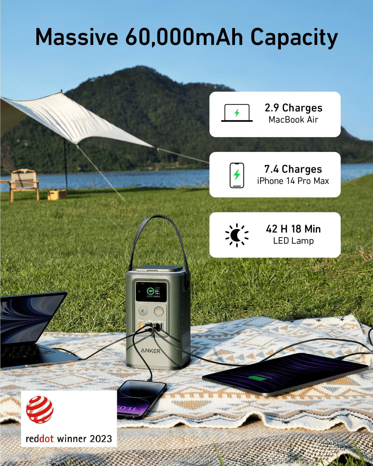Anker 548 Power Bank PowerCore Reserve - product view 2