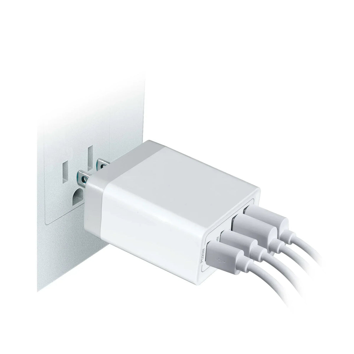 Xyst 35-Watt 4-Port USB-A and USB-C Wall Charger - Snagva