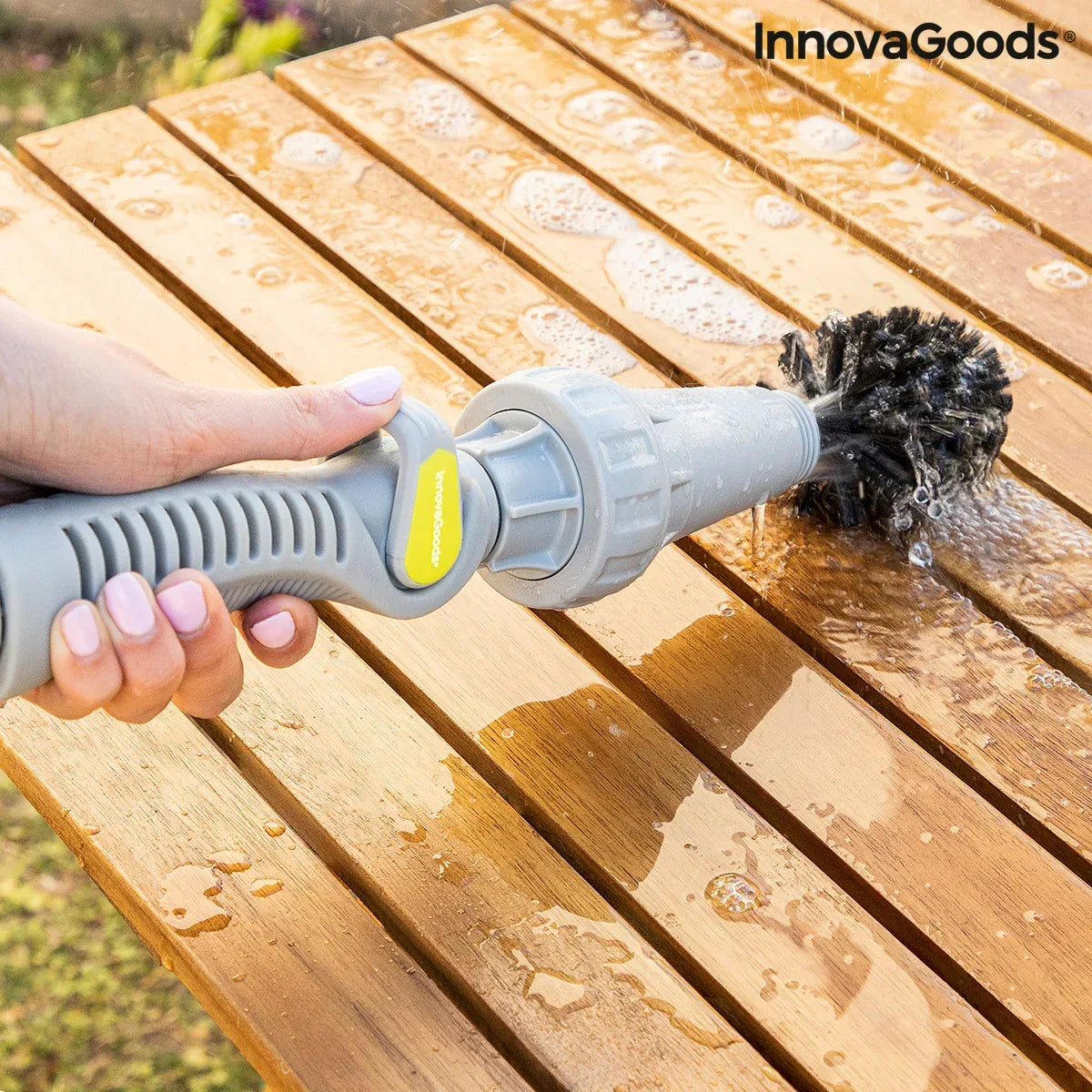 Rotating Brush for Hosepipe Twise InnovaGoods - Snagva