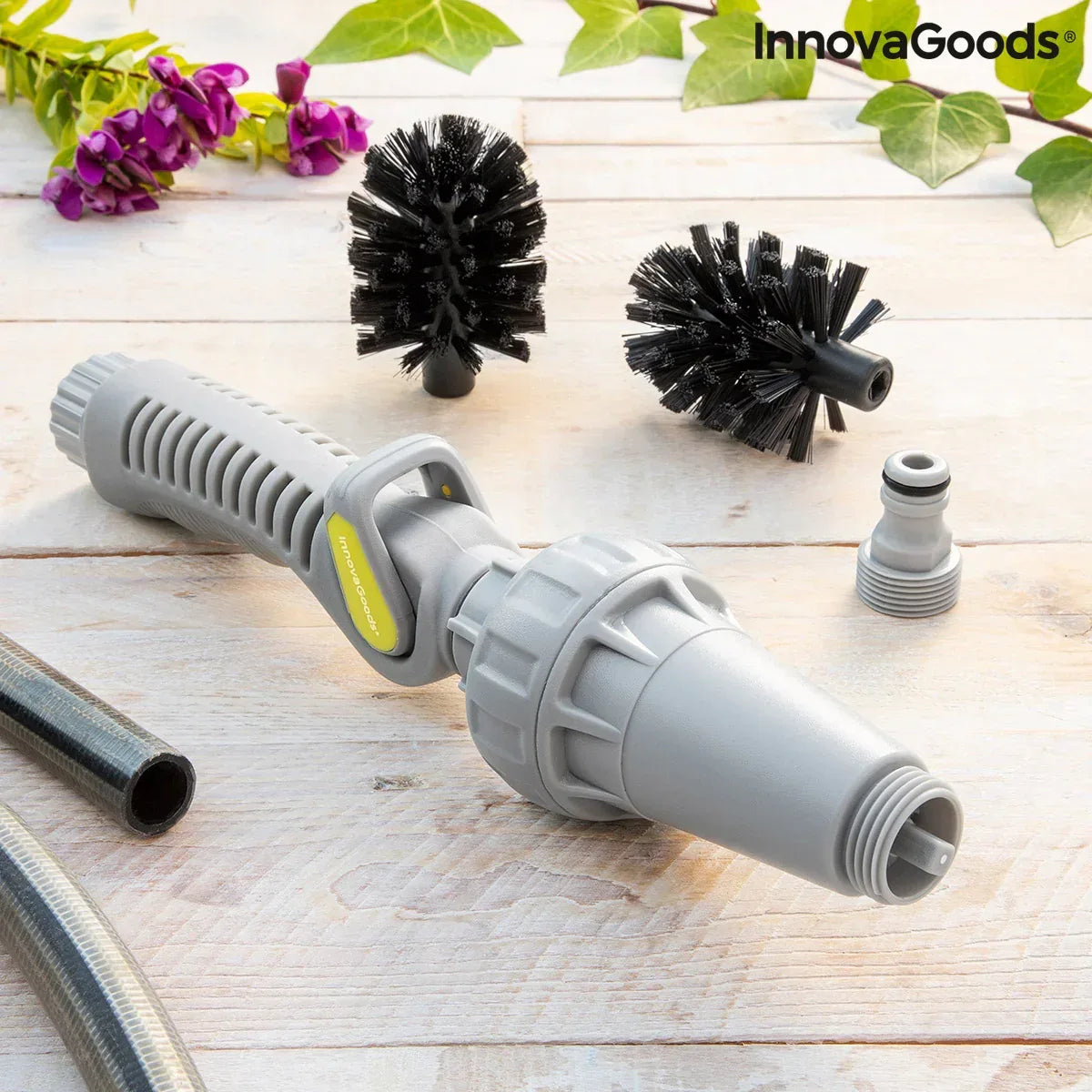 Rotating Brush for Hosepipe Twise InnovaGoods - Snagva