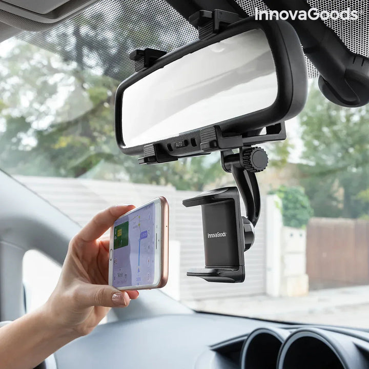 Smartphone Holder for Rearview Mirror Stropp InnovaGoods - Snagva