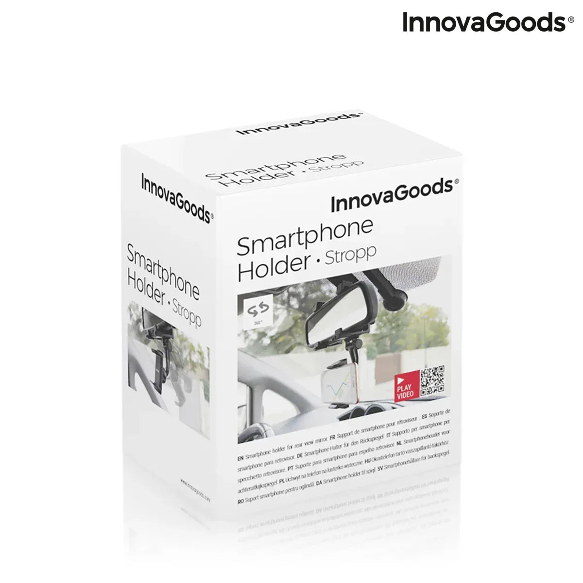 Smartphone Holder for Rearview Mirror Stropp InnovaGoods - Snagva