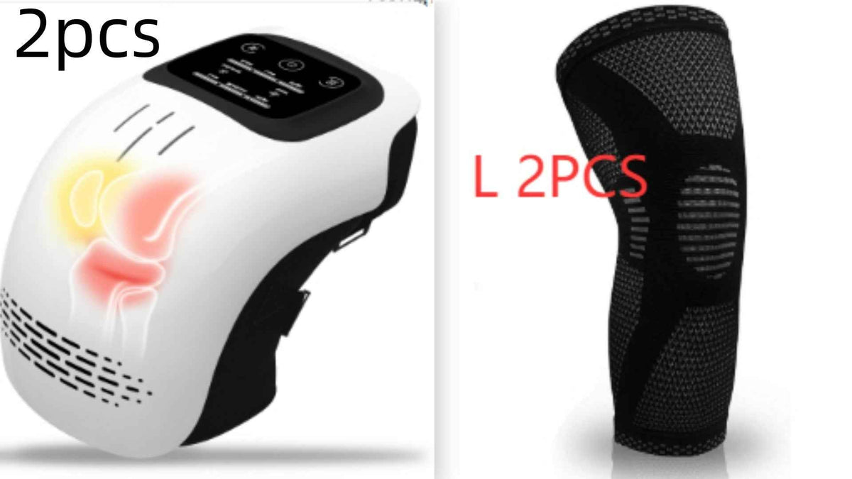 Intelligent Electric Knee Massager with Heating and Infrared Therapy - Rechargeable
