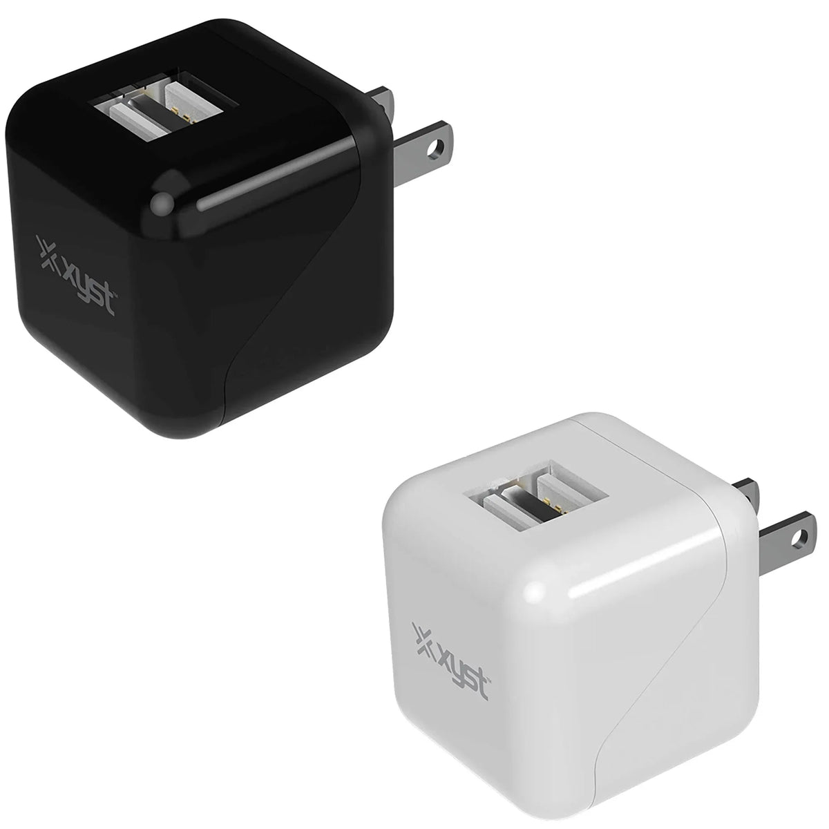 Xyst 2.4-Amp Dual USB Foldable Wall Charger - Snagva