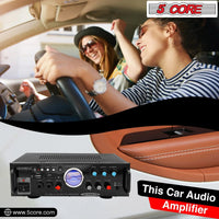 5Core Dual Channel Amplifier Car Audio System 300W Audio Reciver Car - Snagva