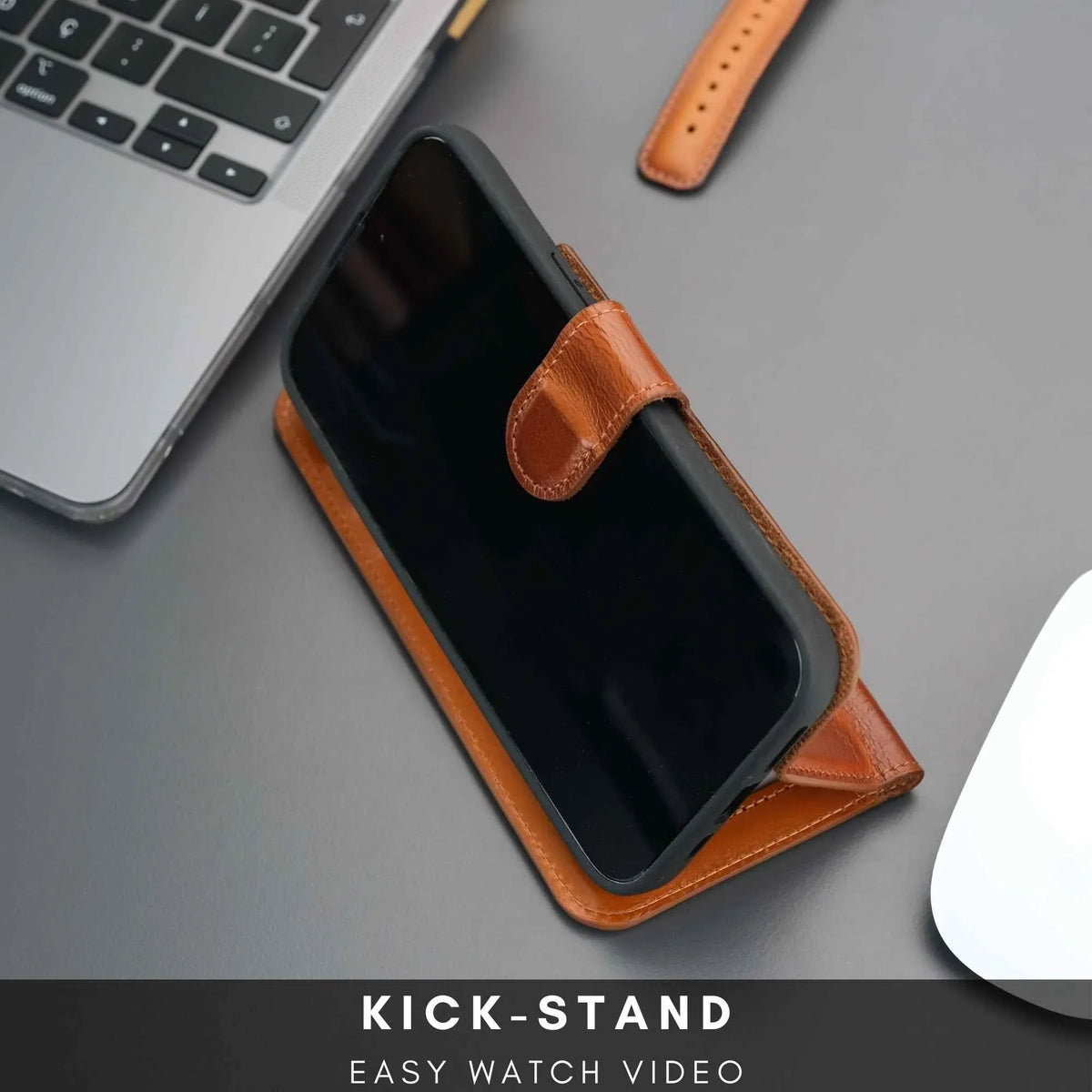 Casper Leather iPhone 14 Wallet Case | MagSafe