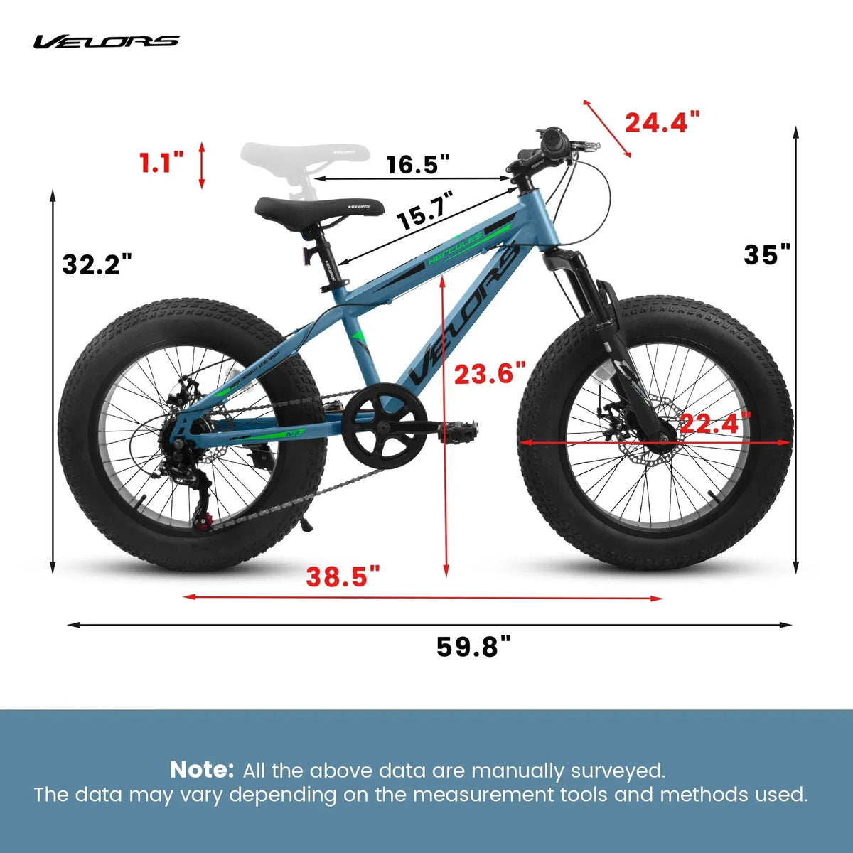 VeloCore™ City-Cruizer – 20-Inch Fat Tire Mountain Bike - Snagva