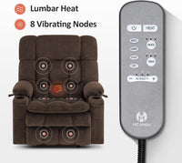 Large Power Lift Recliner With Massage And USB Ports