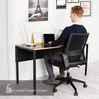 Ergonomic Mesh Office Chair With Lumbar Support And Breathable Back