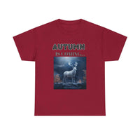 Autumn is coming: Fall Vibes T-shirts | Deer Drinking Brook Leaves Cha