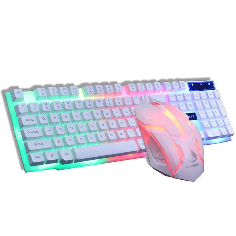 Gaming Keyboard Mouse Glowing Set - Snagva