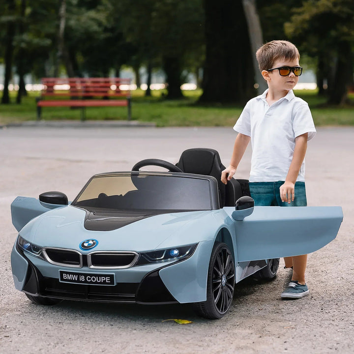 Aosom Licensed BMW I8 Coupe Electric Kids Ride-On Car 6V Battery - Snagva