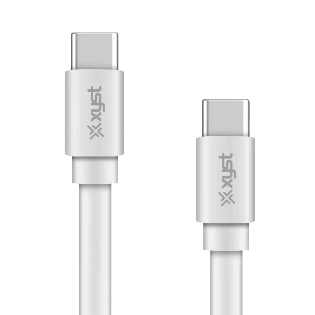Xyst Flat USB-C to USB-C Charge and Sync Cable 4Ft - Snagva