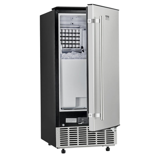Undercounter Ice Maker 80 Lbs/Day Built-in Ice Maker Machine W/