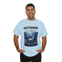 Autumn is coming: Fall Vibes T-shirts | Deer Drinking Brook Leaves Cha