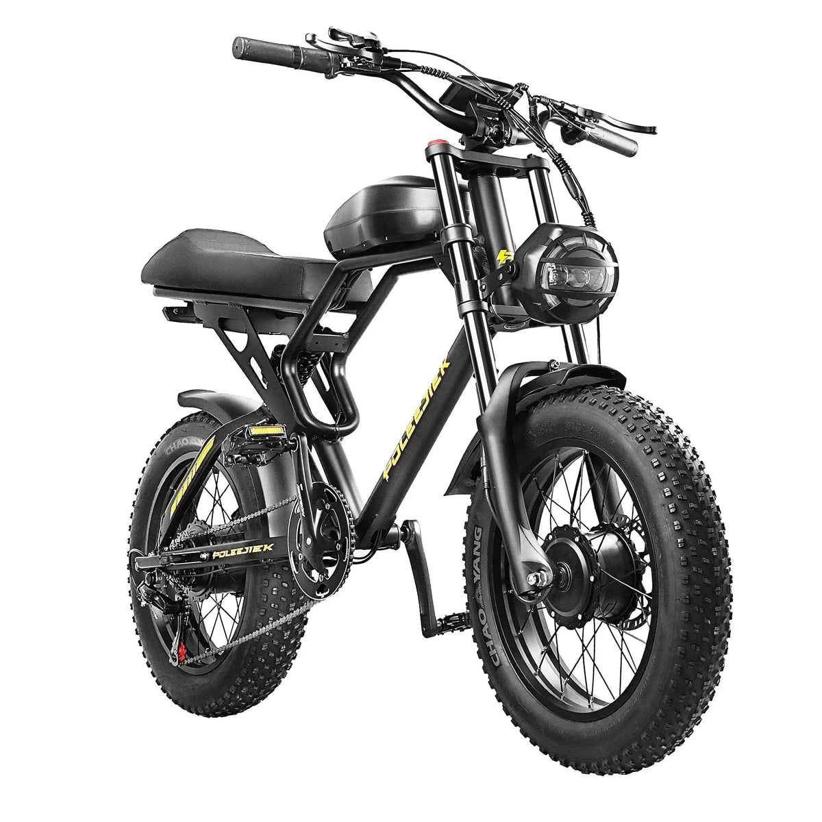 ⚡ BLJ-F4 RetroCruze™ – 20" Fat Tire Urban Electric Bike (1500W Dual - Snagva