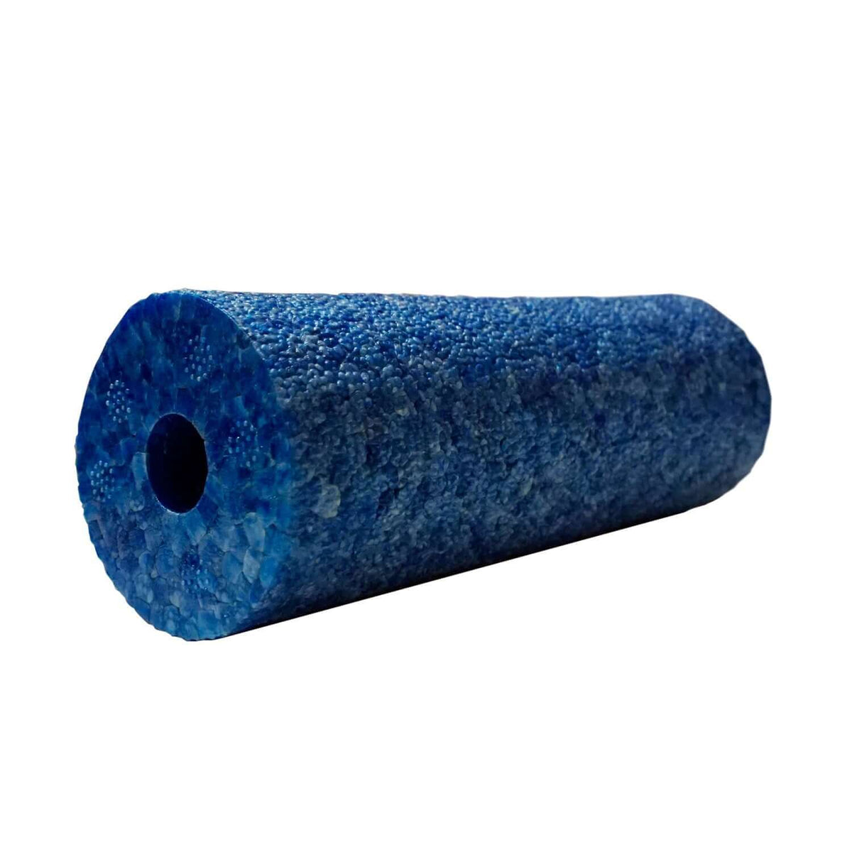 Compact PBLX Mini Foam Roller in black and purple on white background.