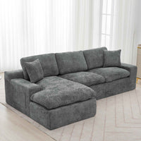 Cloud Sectional Sofa 107.9' Upholstered Sofa Couch with Double-layer