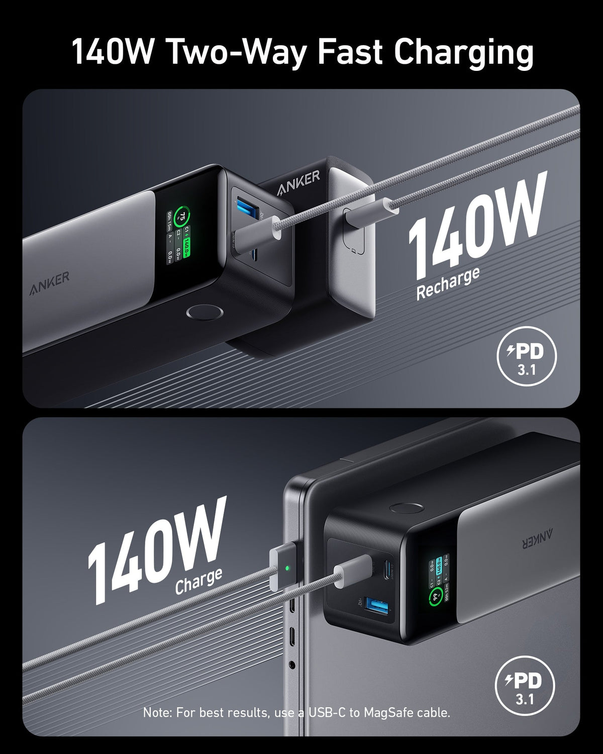 Anker 737 Power Bank PowerCore 24K - product view 2