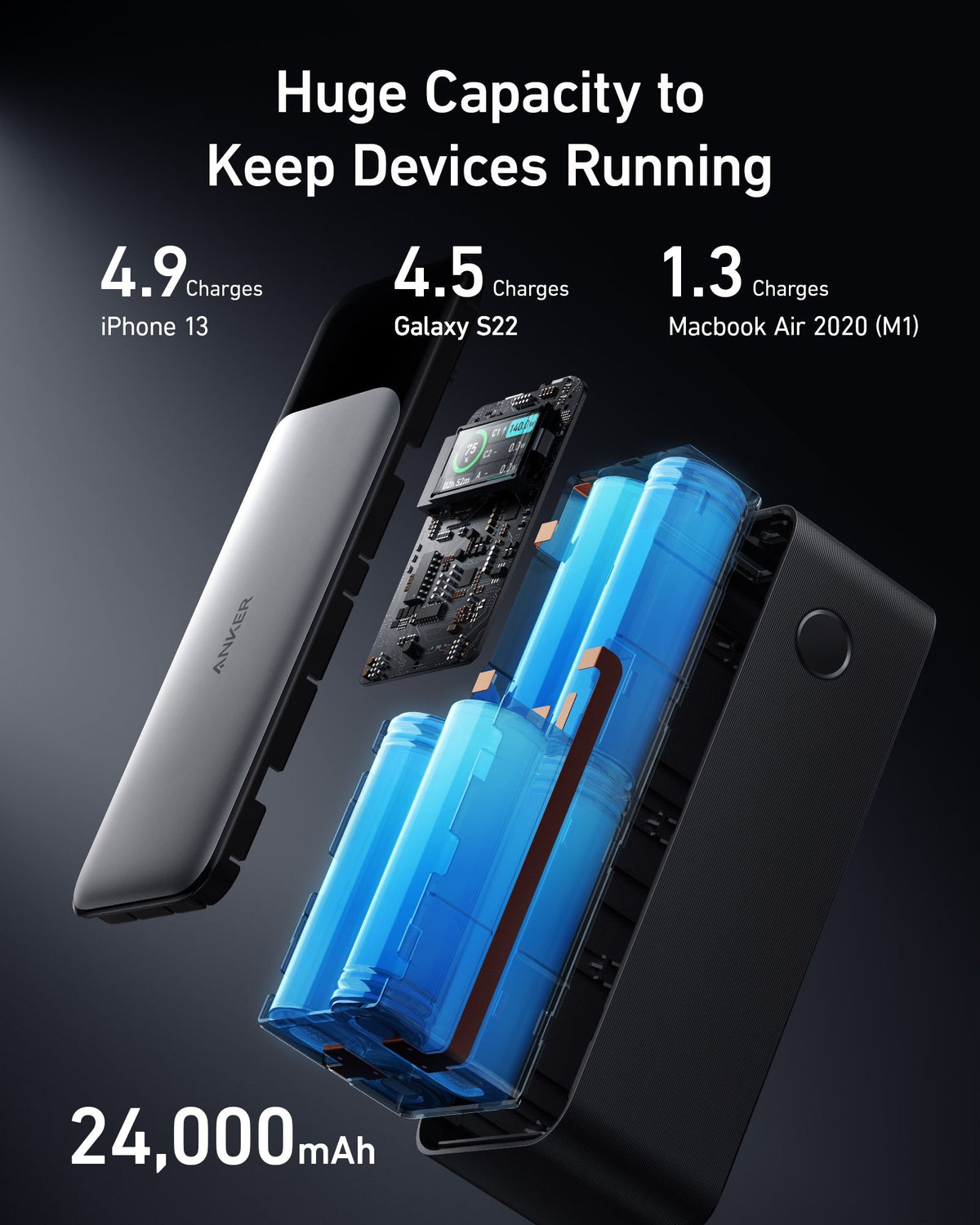 Anker 737 Power Bank PowerCore 24K - product view 4